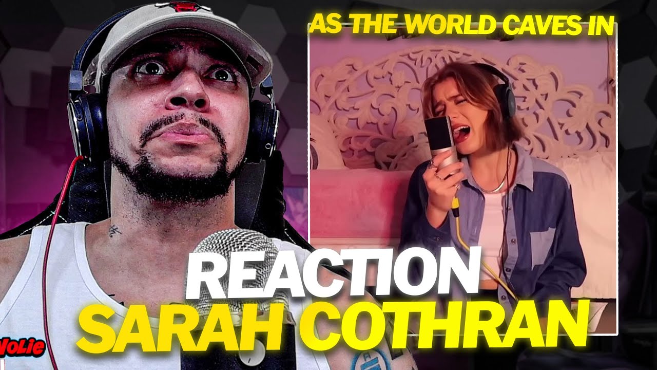 WHO IS THIS????!!!!??? Sarah Cothran - As The World Caves In (Cover) (LIVE REACTION)