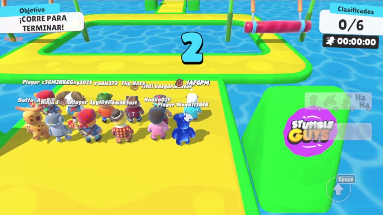 mejoran de apoco en Stumble Guys