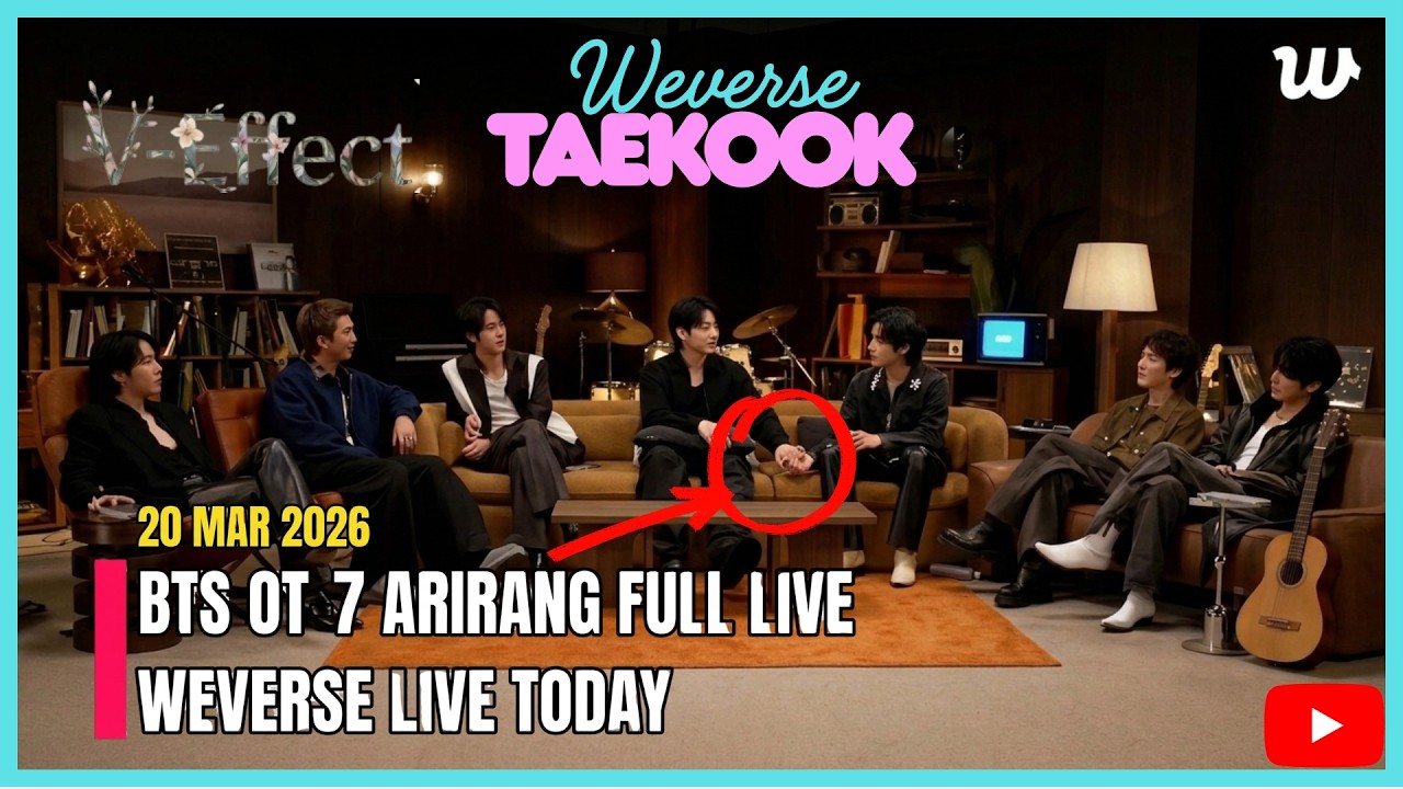 ✨(ALL SUB) TAEHYUNG & JUNGKOOK WEVERSE LIVE 🔴 SWIM 릴리스 파티 (03.20.26) #taekook #weverse