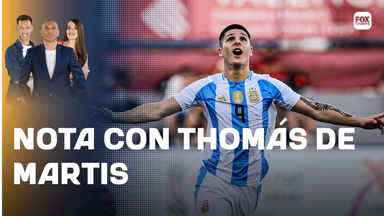THOMAS DE MARTIS EL 9 DE LA SELECCIÓN SUB 17