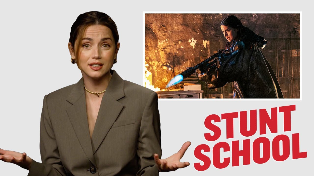 Ana de Armas Breaks Down Her Epic Ballerina and No Time To Die Stunts | Stunt School | Men's Health