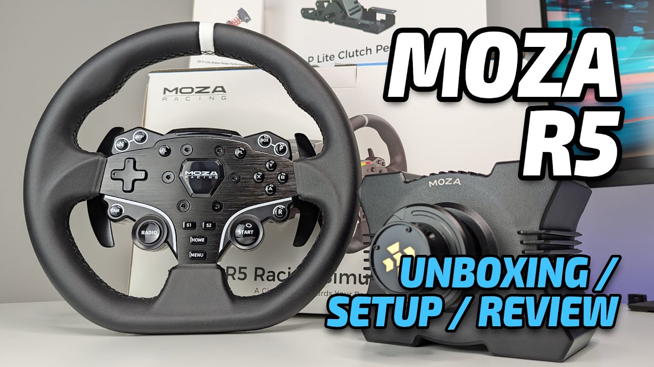 MOZA R5 Unboxing ASMR, Setup & First Impressions. Hello MOZA R5, Goodbye Logitech G29!