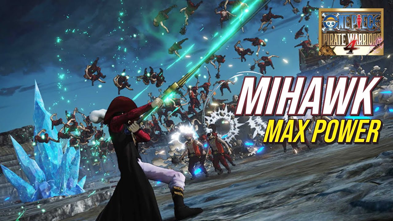 One Piece Pirate Warriors 4 - Mihawk Maxed Out Gameplay