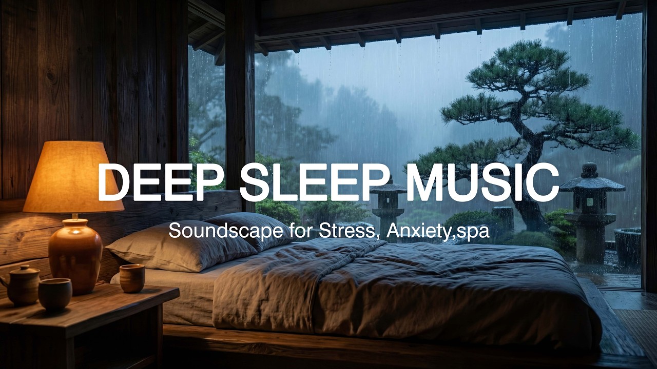 Relaxing Sleep Music and Rain Sounds for Deep Sleep – Relax the Mind, Body, and Help You Meditate