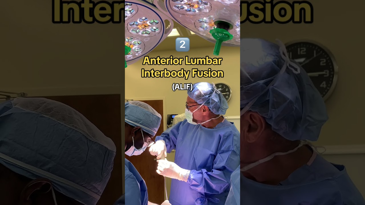 Our 5 Most Common Spine Surgeries! 🥼