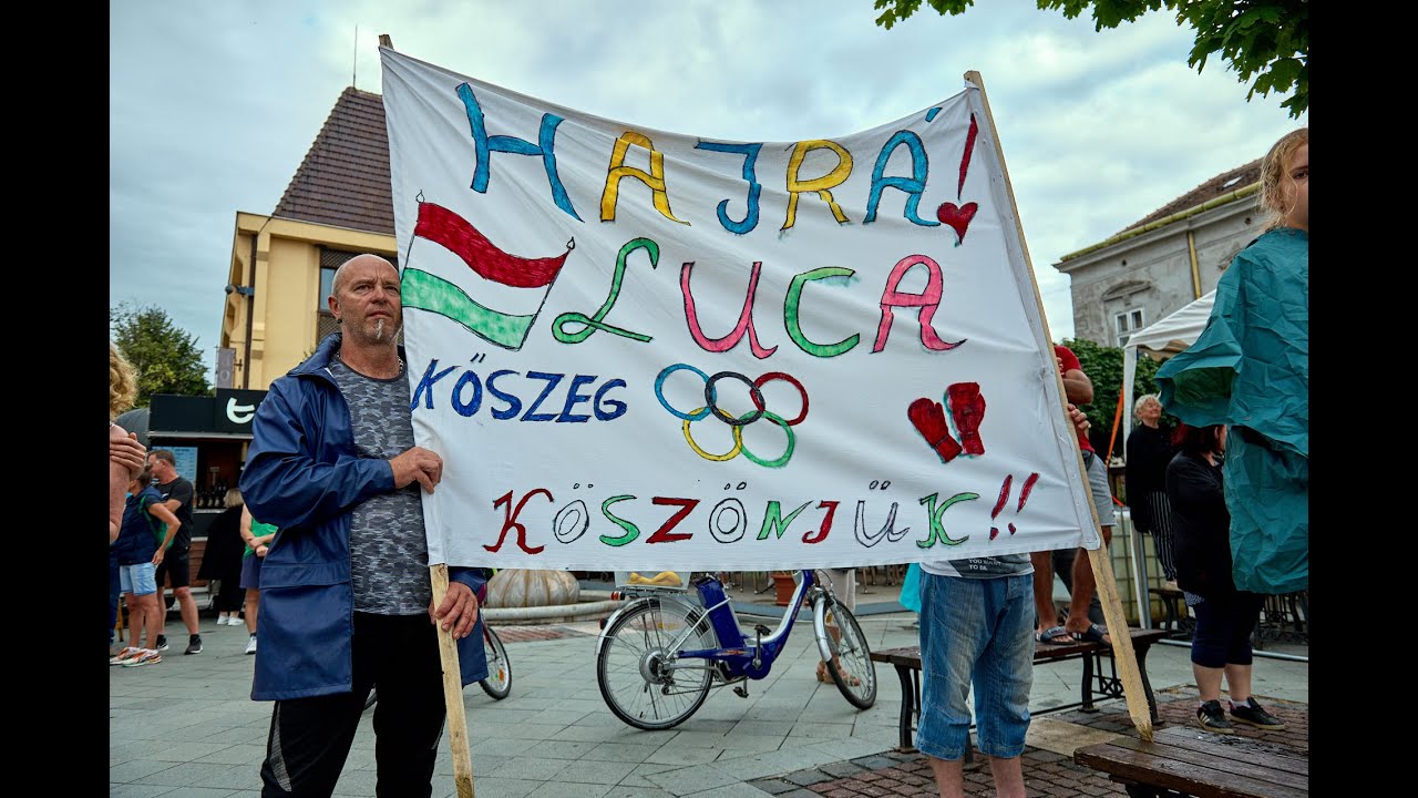 Így fogadták Hámori Luca olimpikont Kőszegen