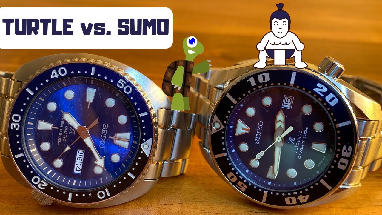 Seiko Turtle (SRPD21) vs. Sumo (SBDC033) - Comparison