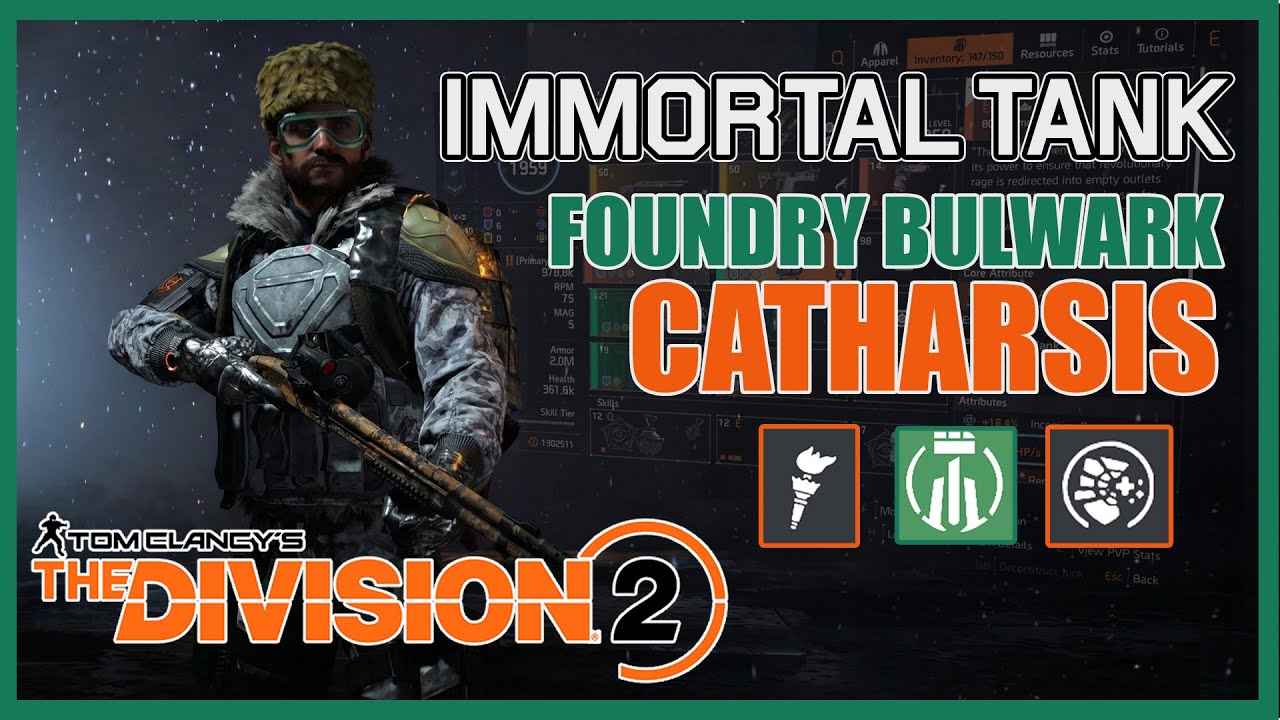 Immortal Tank: Catharsis exotic + Foundry Bulwark