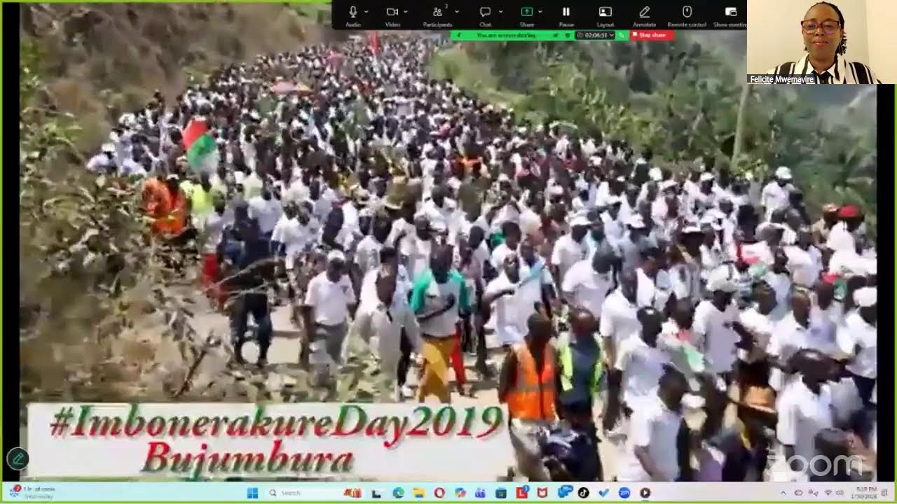 ABATURAGE BAHAMAGAYE IMBWA MUMAZINA YAYO AMADAYIMONI/ UMUSHYIKIRANO HUTIHUTI WO KUNOZA UMUGAMBI.