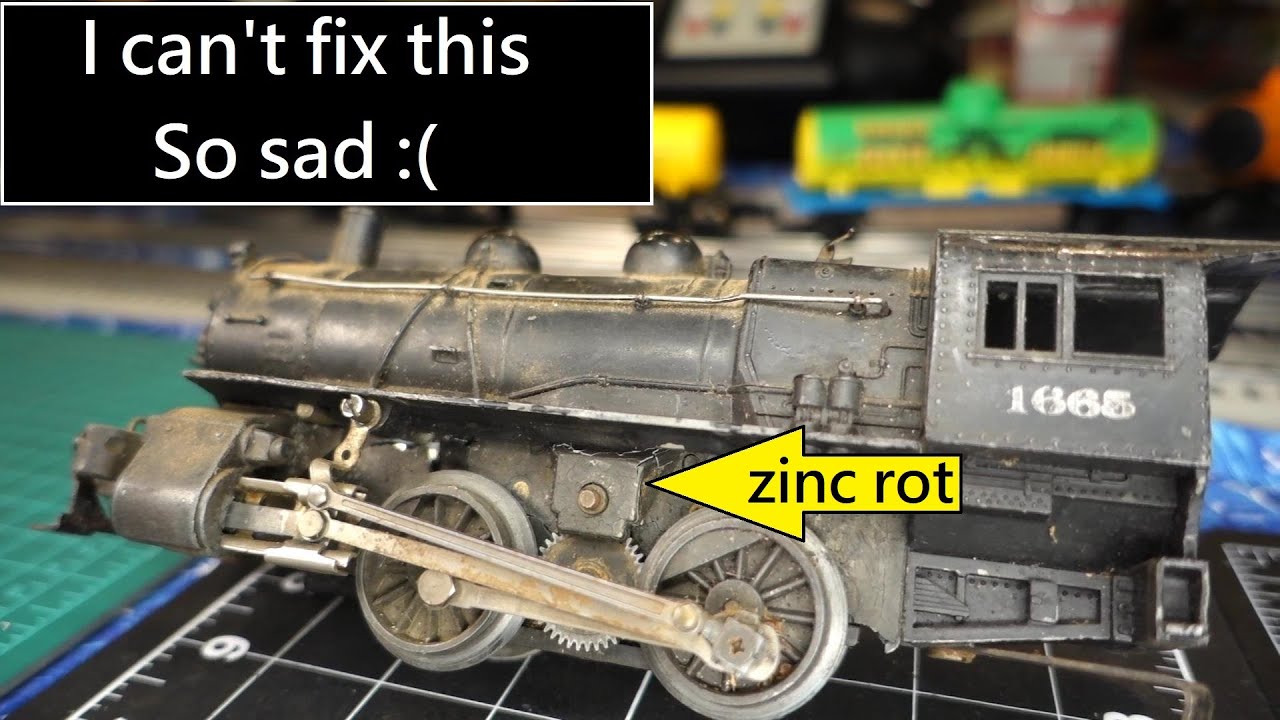 What is Zinc rot Zinc pest? Let's check out this Lionel 1665 from 1946 and see. (part 1)