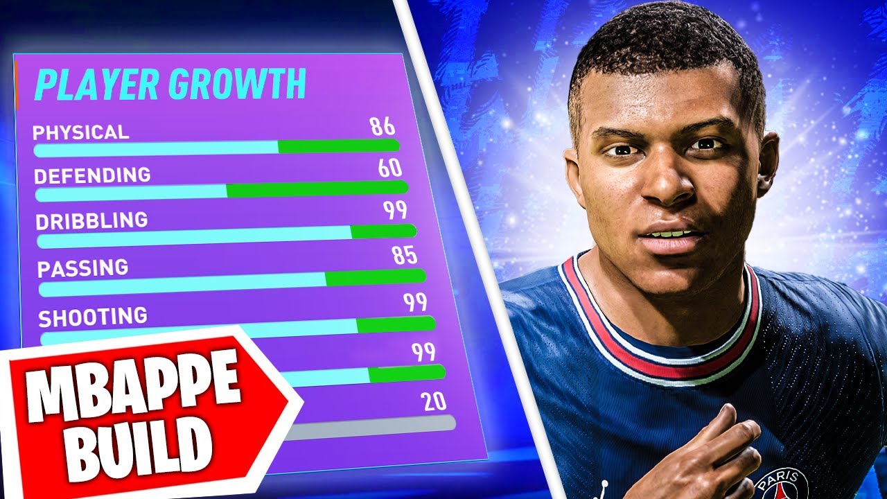 FIFA 22: как создать игрока похожего на Килиана Мбаппе в Pro Clubs | Сборка, черты и очки навыков...
