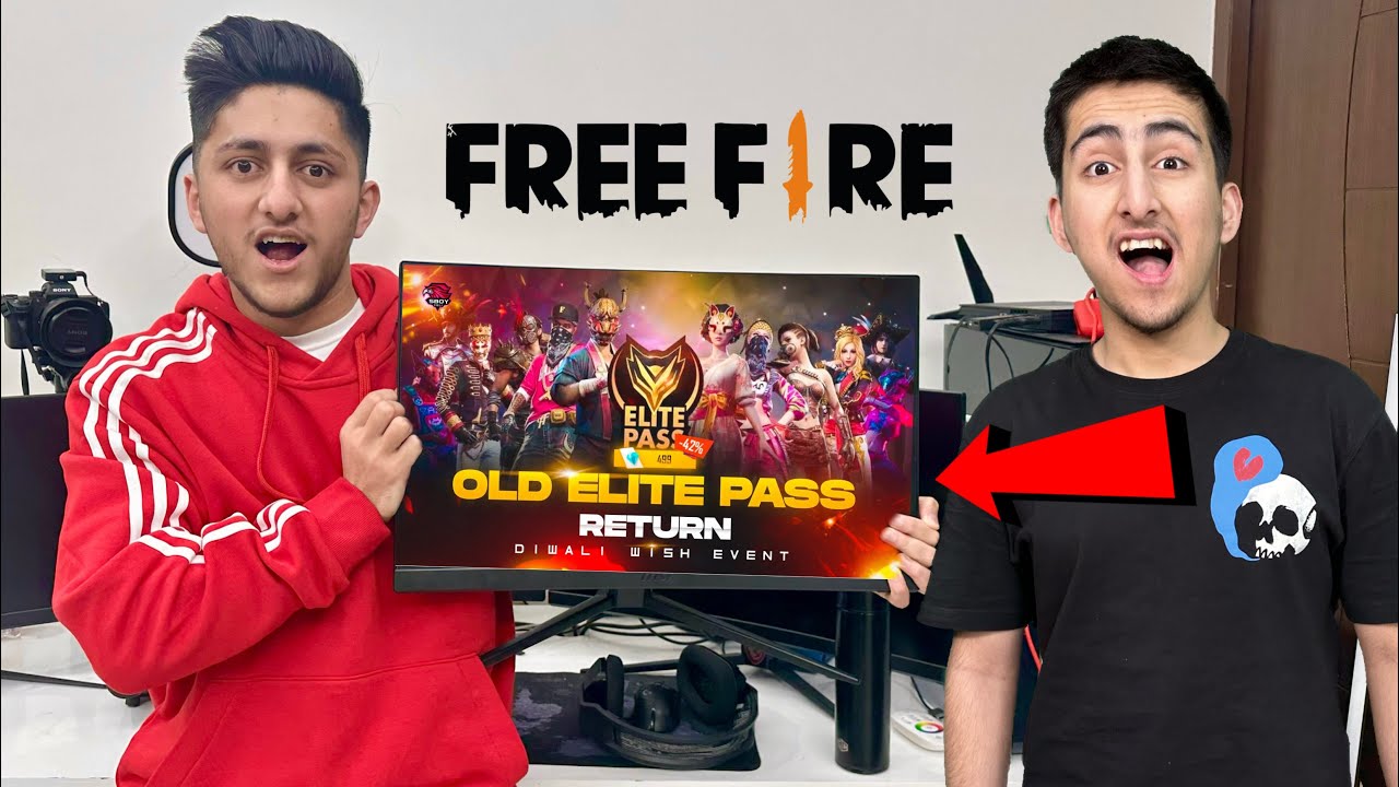 Giting All Elite Pass Bundle To My Brother In Free Fire😍 | Hip Hop Bundle Returns- Garena Free Fire