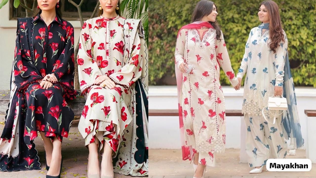 1850 embroidered lawn 2pc🤩🤯chiknkari prints and original brands on huge sale❤️&zwj;🔥