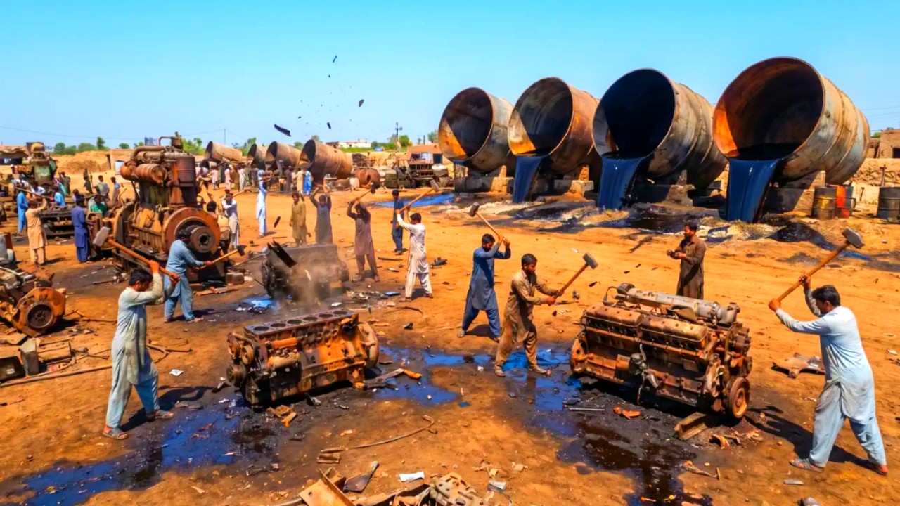 Extreme Process - Pakistan Factory Shows Most Extreme Industrial Process - @HardProcess