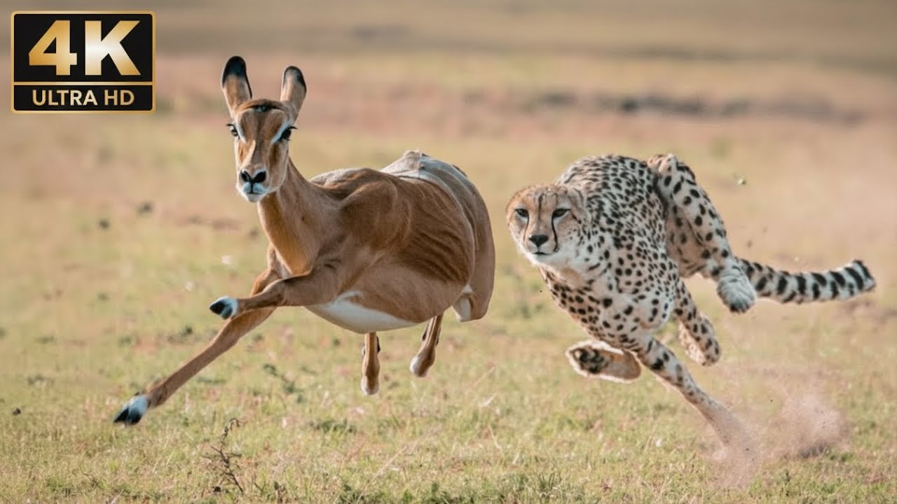 Jungle Animals 4K- A Beautiful Wildlife Journey with Calming Music #ANIMALS