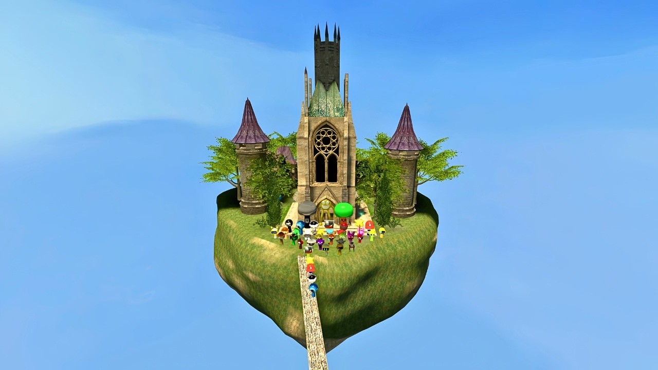 SPARTAN Kicks All Sprunki Characters into the Big Floating Lands Fix| Garry’s Mod