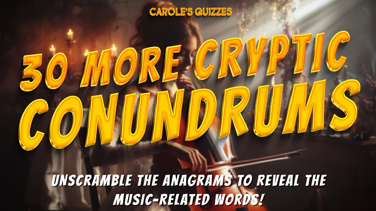 Anagrams Quiz : Can You Unscramble These 30 Music-Related Words?