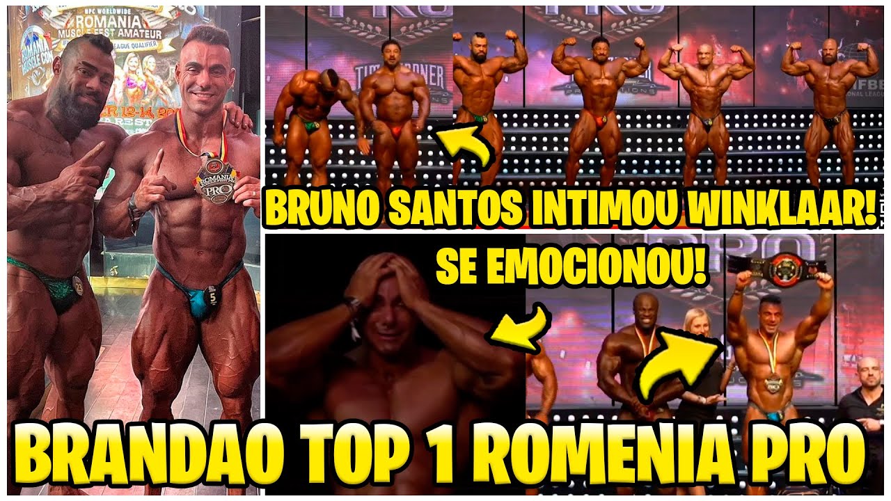 BRANDAO TOP 1 ROMENIA PRO! VEJA APRESENTACAO, CONFRONTOS E PREMIACAO! BRUNO SANTOS INTIMA WINKLAAR!