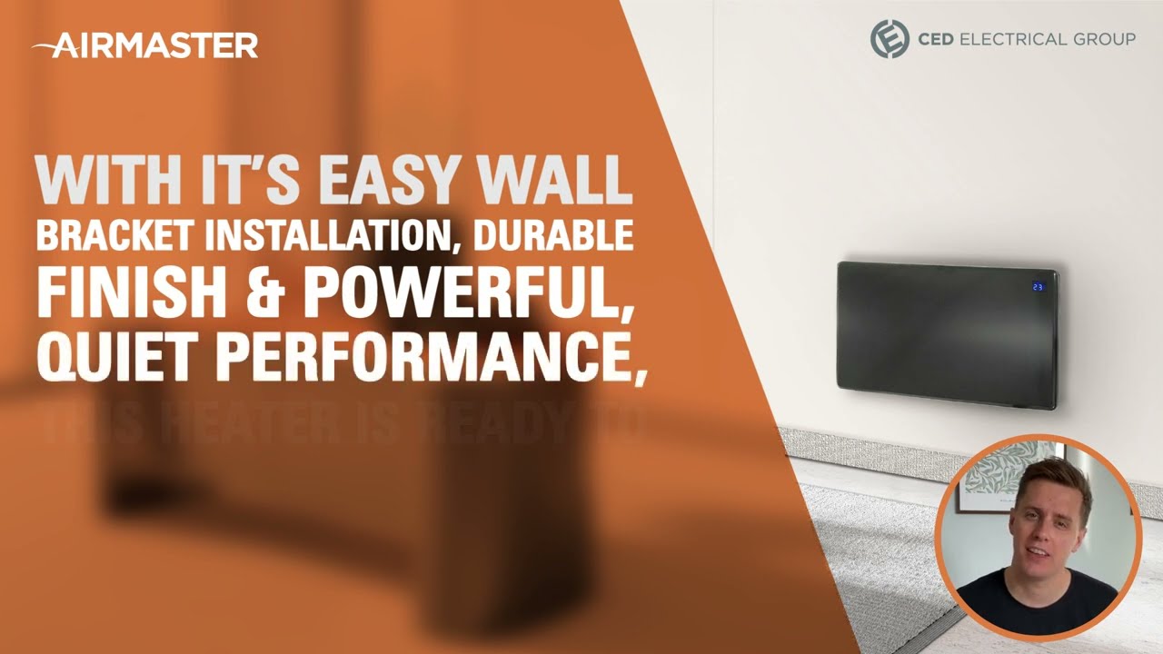 Airmaster Black & White Panel Heaters - The latest tech in affordable heating