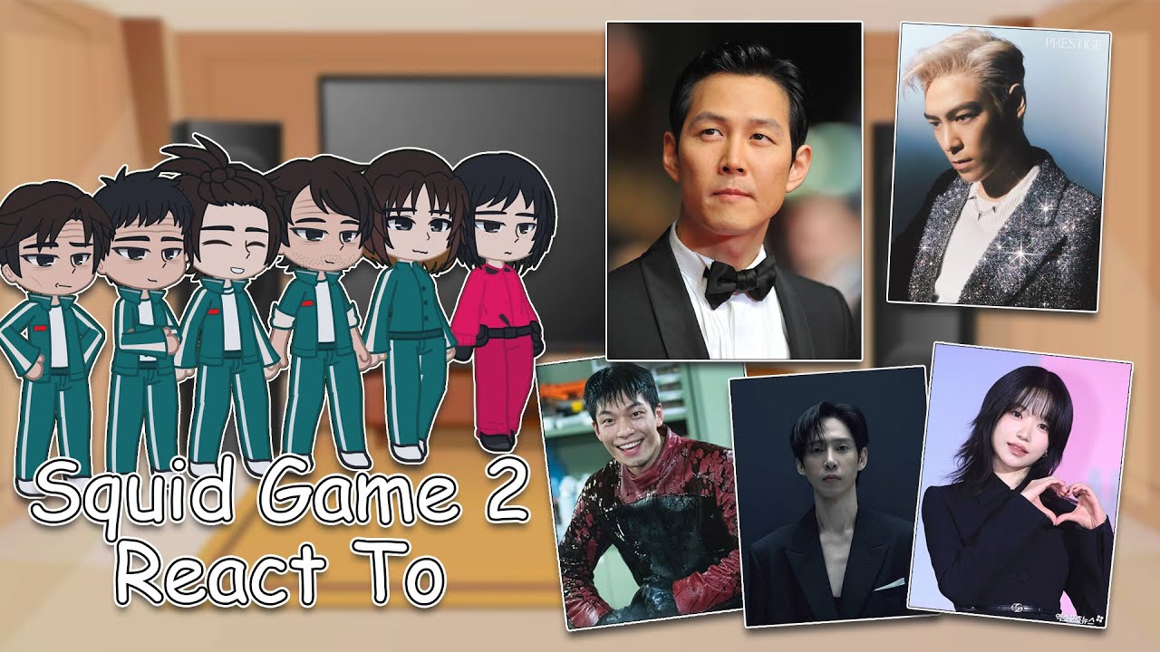 Team Gi-Hun (#456) React To Their Actors || Squid Game Season 2 || Gacha Club