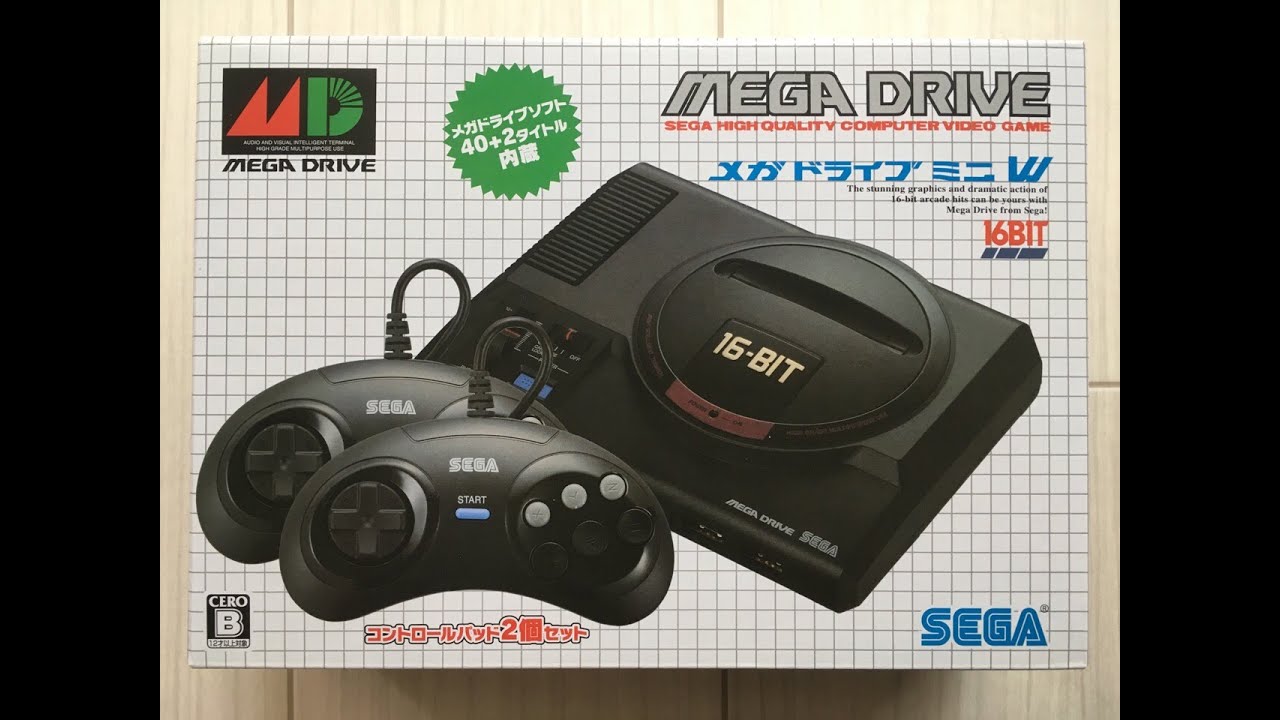 Анбокс японской Sega Mega Drive Mini