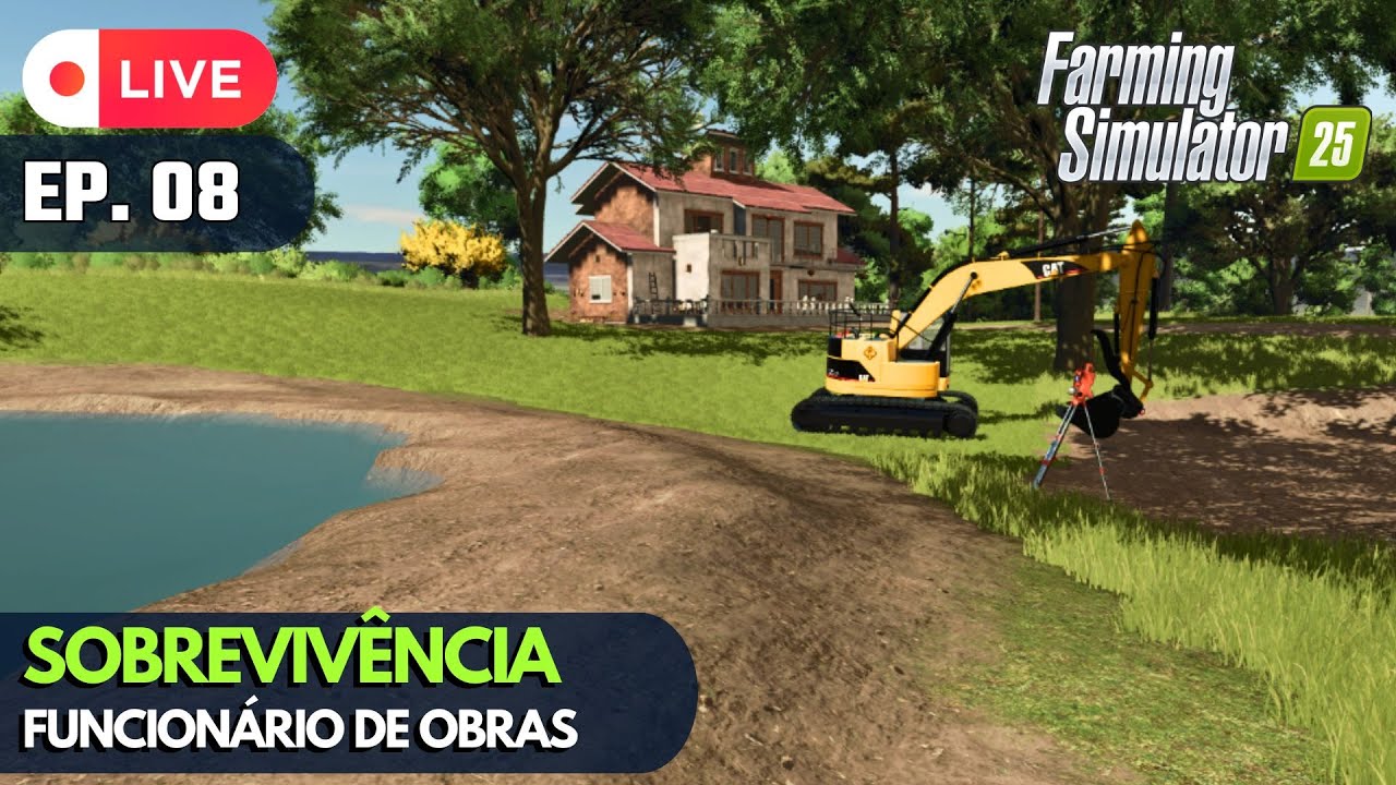 Lida Sem Fim! CONTINUANDO A TERRAPLANAGEM PESADA! 🚜🏗️ | EP 08 | Pirambeiras