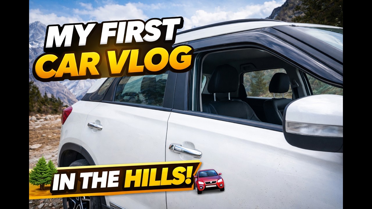 First vlog driving in mountains | Hill View | My first vlog |