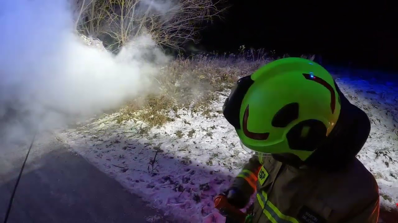 [ALARM] - Pożar drzewa przy drodze 🚒🚨