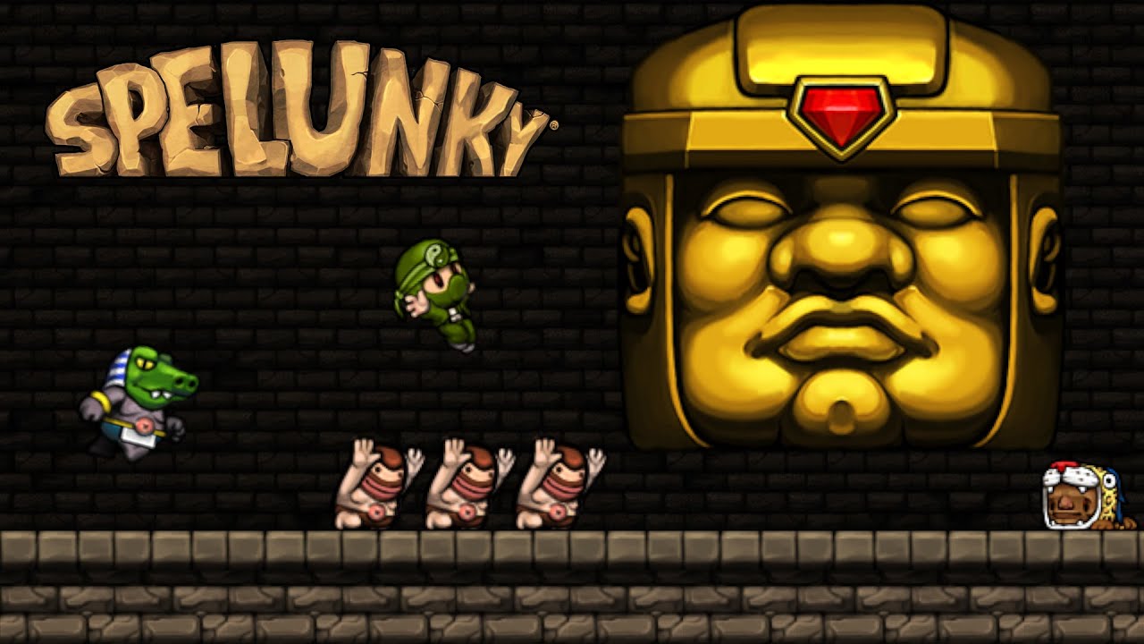 Uma partida inteira até Olmec - Spelunky (2013)