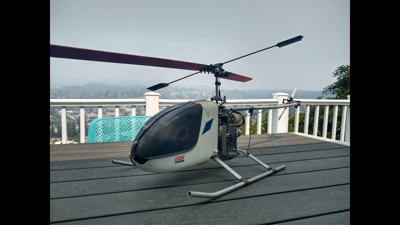 Vintage GMP Cricket Nitro helicopter overview