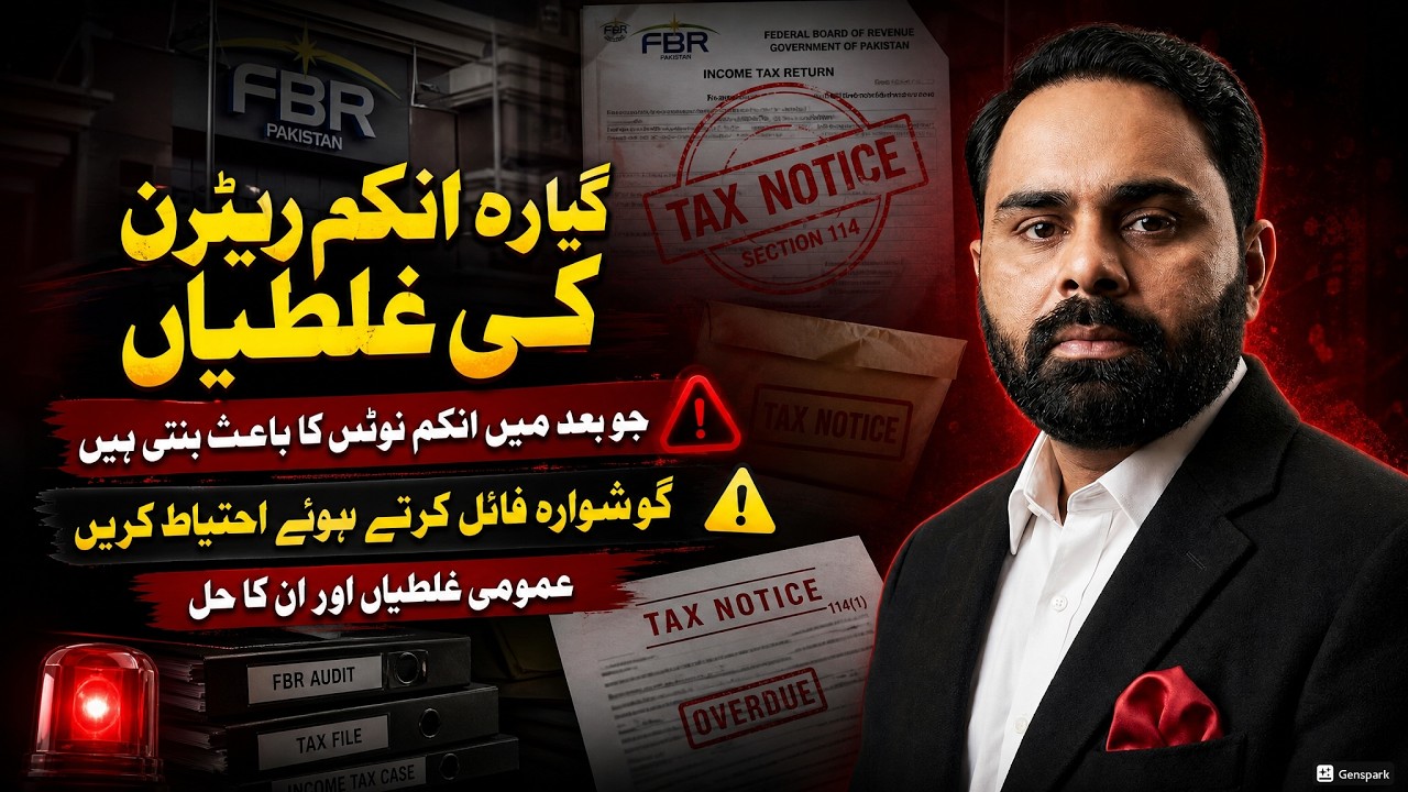 Why FBR Selects Your Income Tax Return for Audit? | Major Causes of Income Tax Notices & Audits