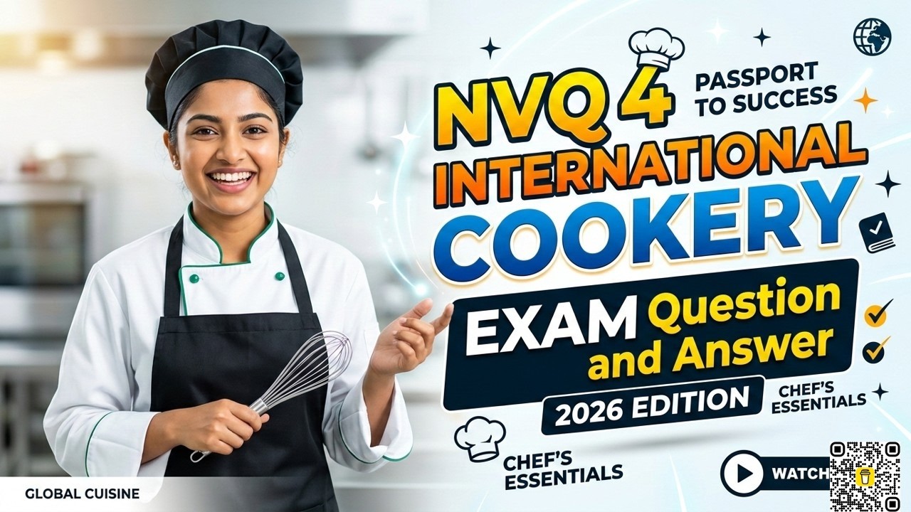 International Cookery NVq 4 Exam Question and Answer (Sample)