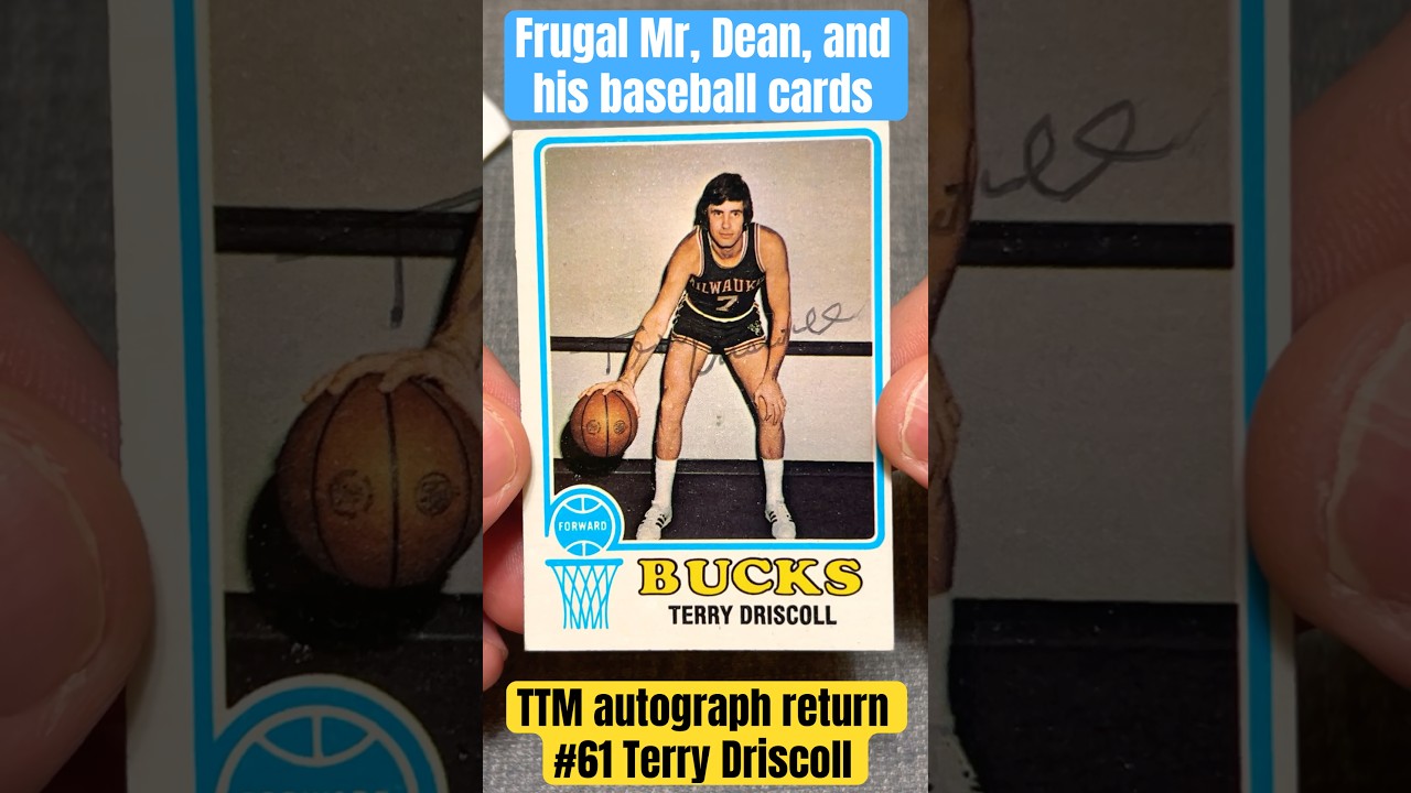 TTM auto Terry Driscoll #ttm #ttmautograph #milwaukeebucks #sportscards #topps #toppsbasketball #aba
