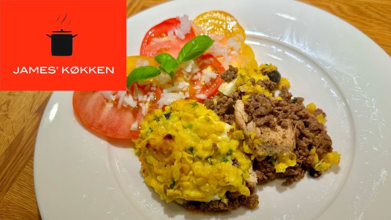 Pastel de choclo - Chilensk gratin med majs, oksekød og kylling