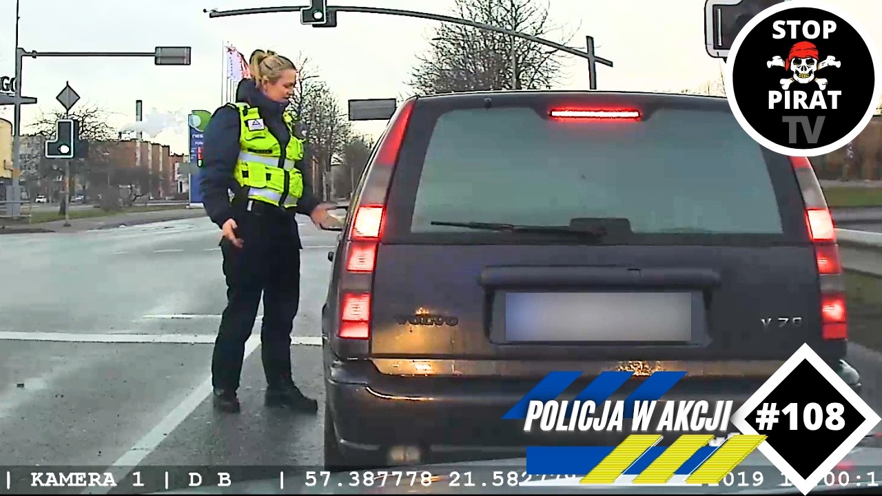 POLICJA W AKCJI #108 - Wyprzedzał prosto na radiow&oacute;z, Szalona ucieczka na moto, Pościg za BMW