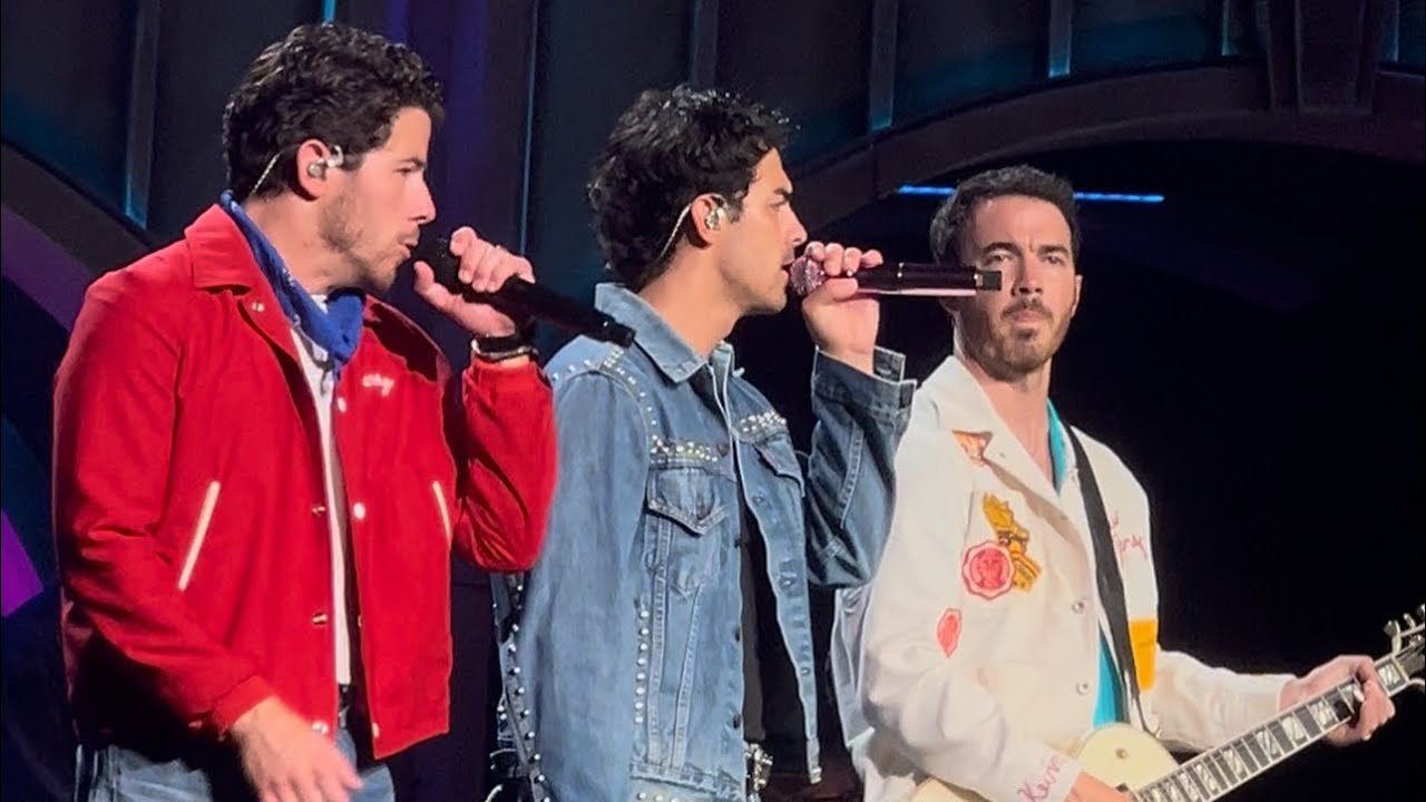 Jonas Brothers Performing At Jiffy Lube Live in Bristow, Virginia 8/12/25