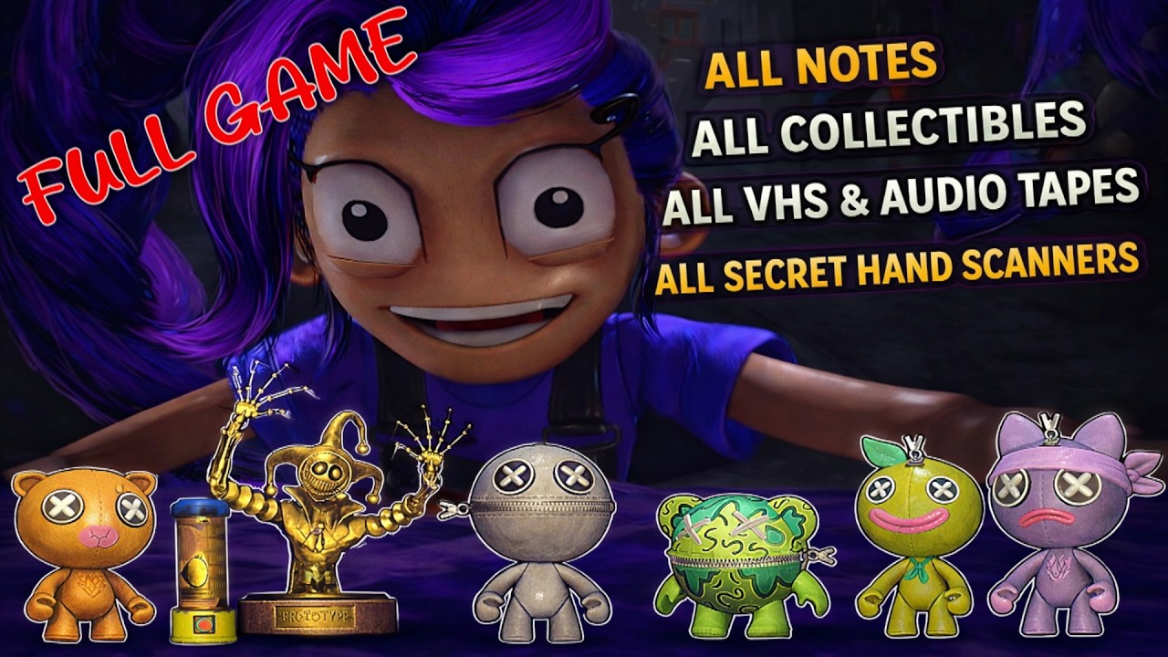 Poppy Playtime Chapter 5 | Full Game | All Collectibles | All Notes | All Audio & VHS Tapes