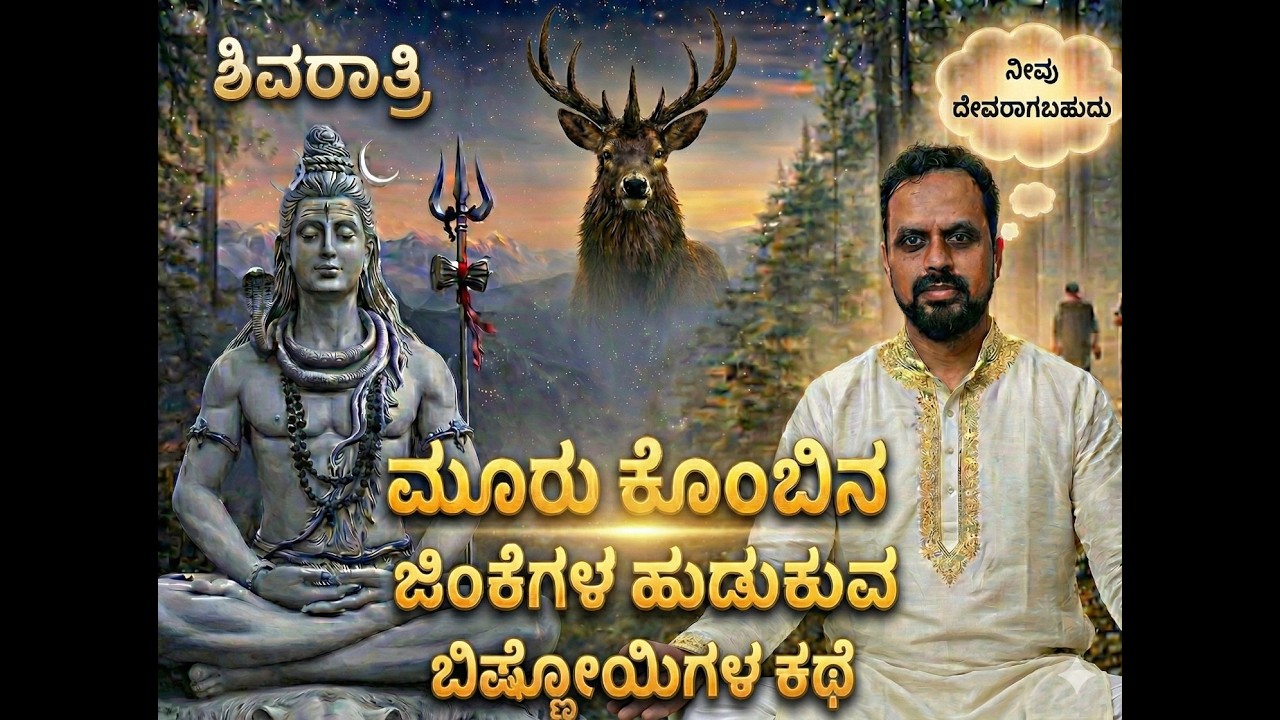 ಶಿವರಾತ್ರಿ-ಮೂರು ಕೊಂಬಿನ ಜಿಂಕೆಗಳ ಹುಡುಕುವ ಬಿಷ್ಣೋಯಿಗಳ ಕಥೆ,