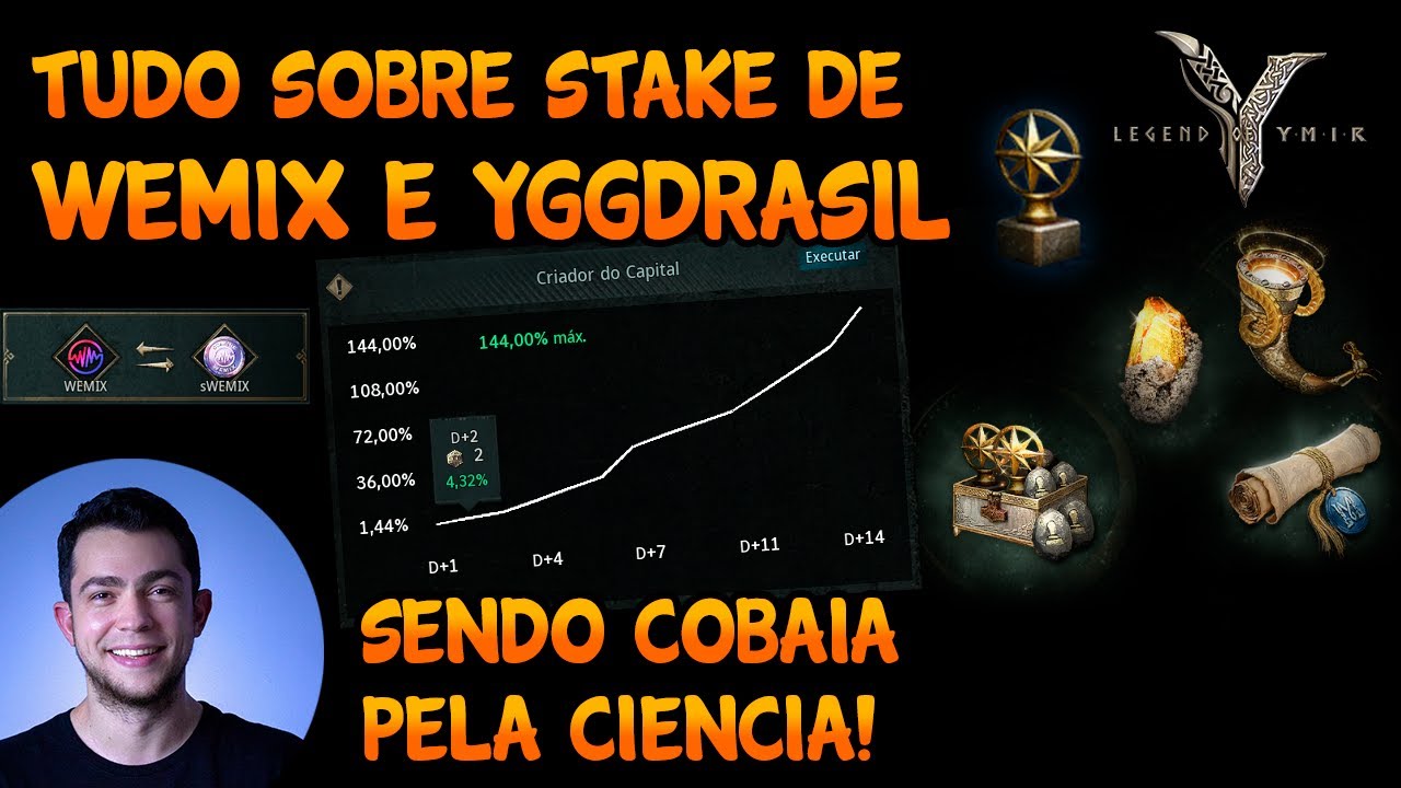 FIZ STAKE DE WEMIX E YGGDRASIL (TUDO SOBRE) - MARCO VEIO LEGEND OF YMIR
