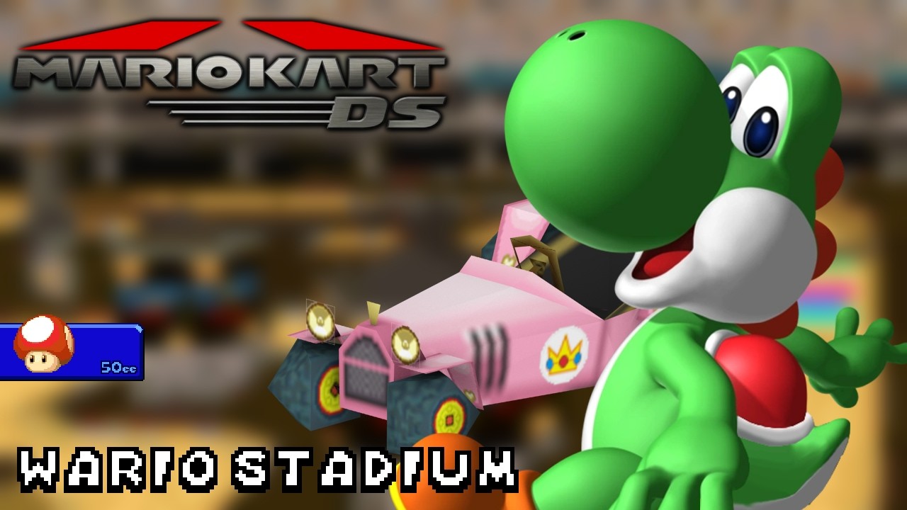 Mario Kart DS - 50cc - Yoshi - Royale - Wario Stadium | Ep. 3661