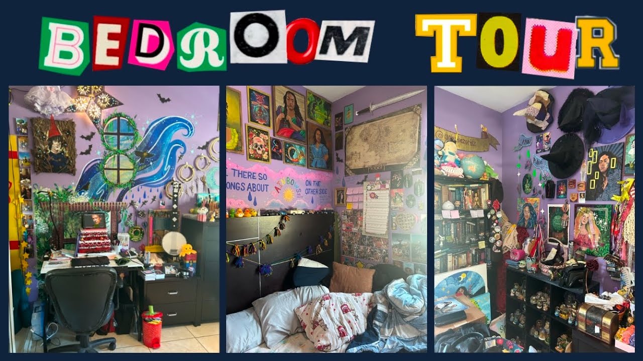 Bedroom tour! A look at my maximalist room before the big move