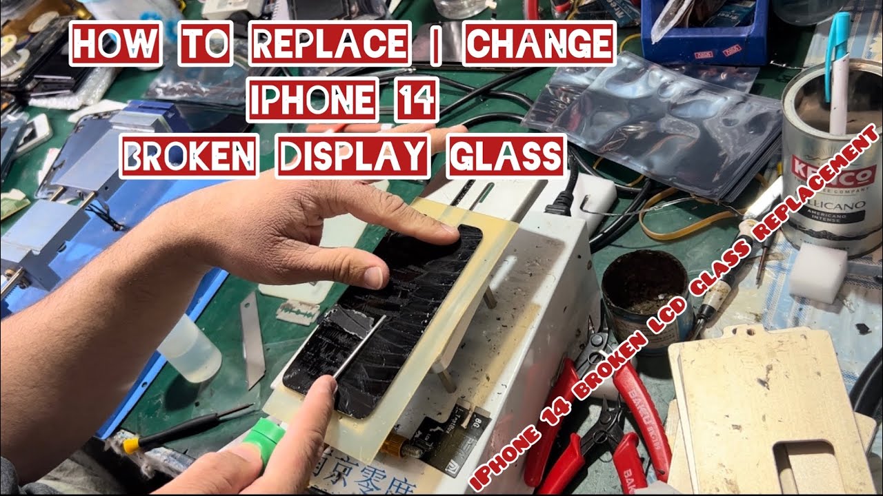 iPhone 14 Broken Lcd Glass Replacement | How To Change iPhone 14 Front Broken Display Glass