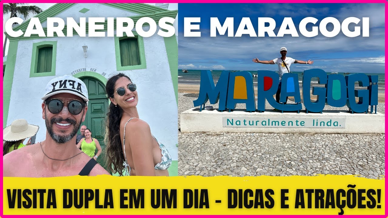 🇧🇷O QUE FAZER NA PRAIA DOS CARNEIROS E MARAGOGI em Tempo Recorde! paisagens deslumbrantes!