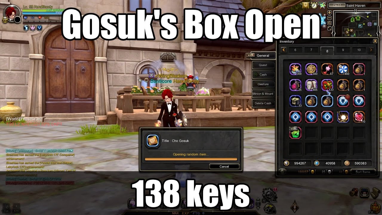 138 Gosuk's Ambitious Box Open - Dragon Nest SEA