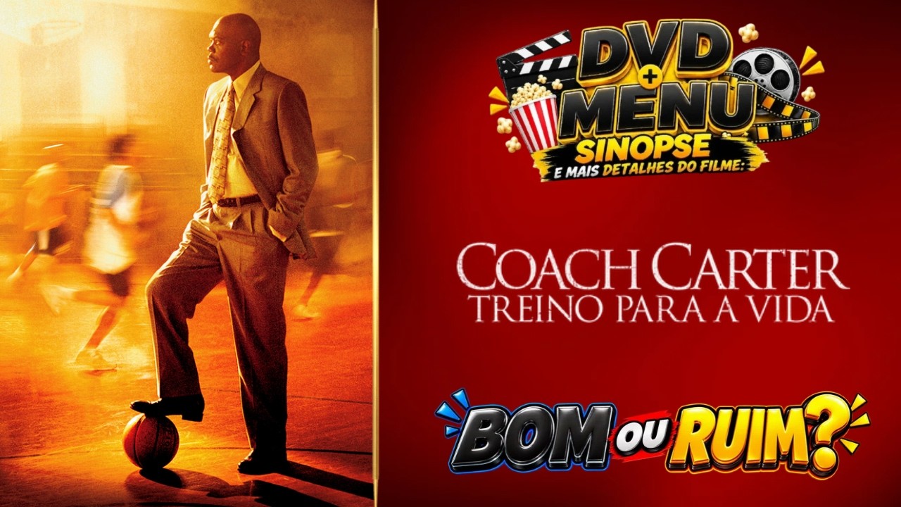COACH CARTER TREINO PARA A VIDA DVD + MENU + SINOPSE