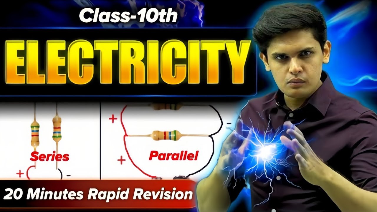 Electricity | 20 minutes💥 | Rapid revision 🔥 | Class 10th Science | Prashant bhaiya❤️
