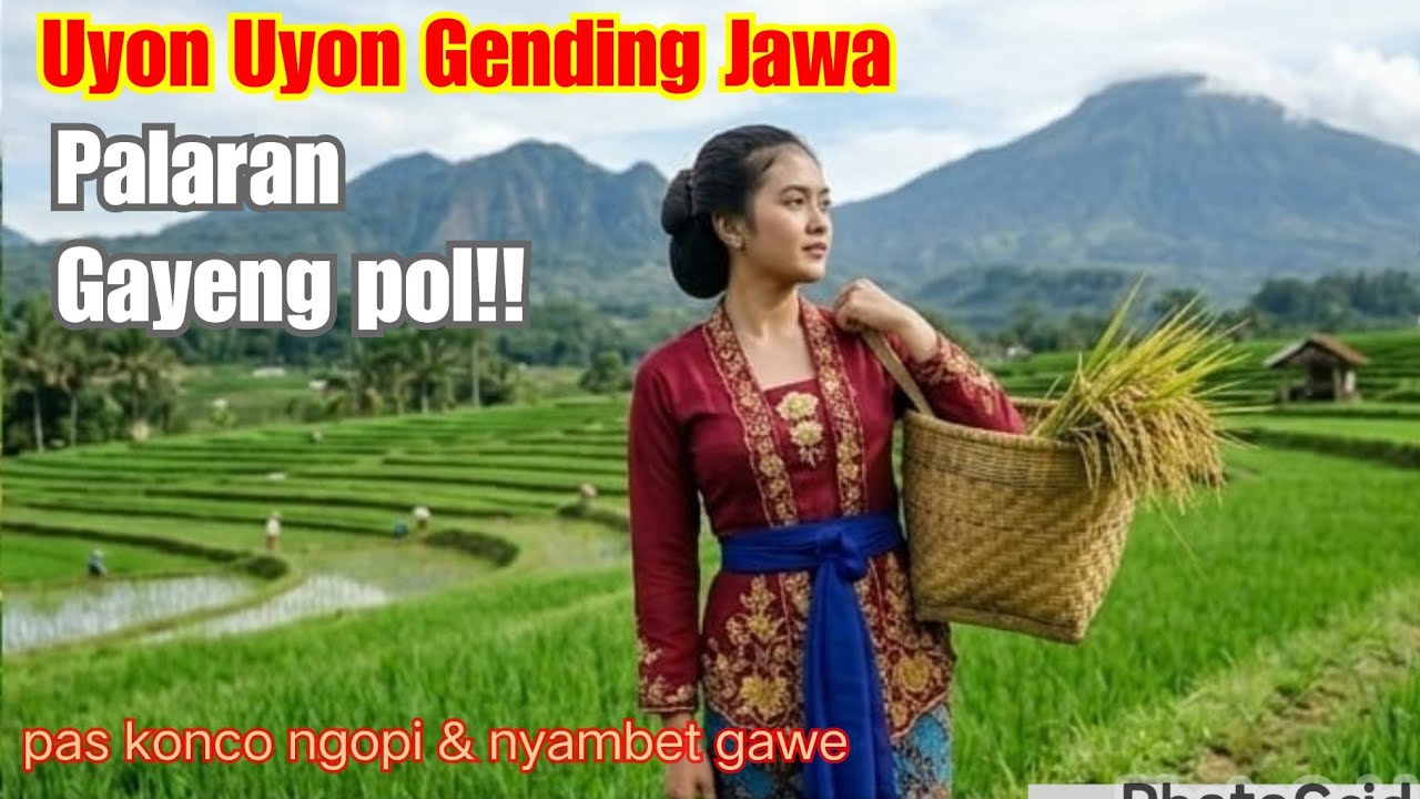 Uyon Uyon  Gending Jawa Pengantar Tidur  Gending klasik Palaran sinom #suasanadesa #gendingjawa