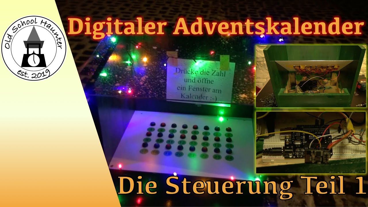 Digitaler Adventskalender mit Projektionen am Fenster - Die Steuerung Teil 1 [AtmosFX DE]