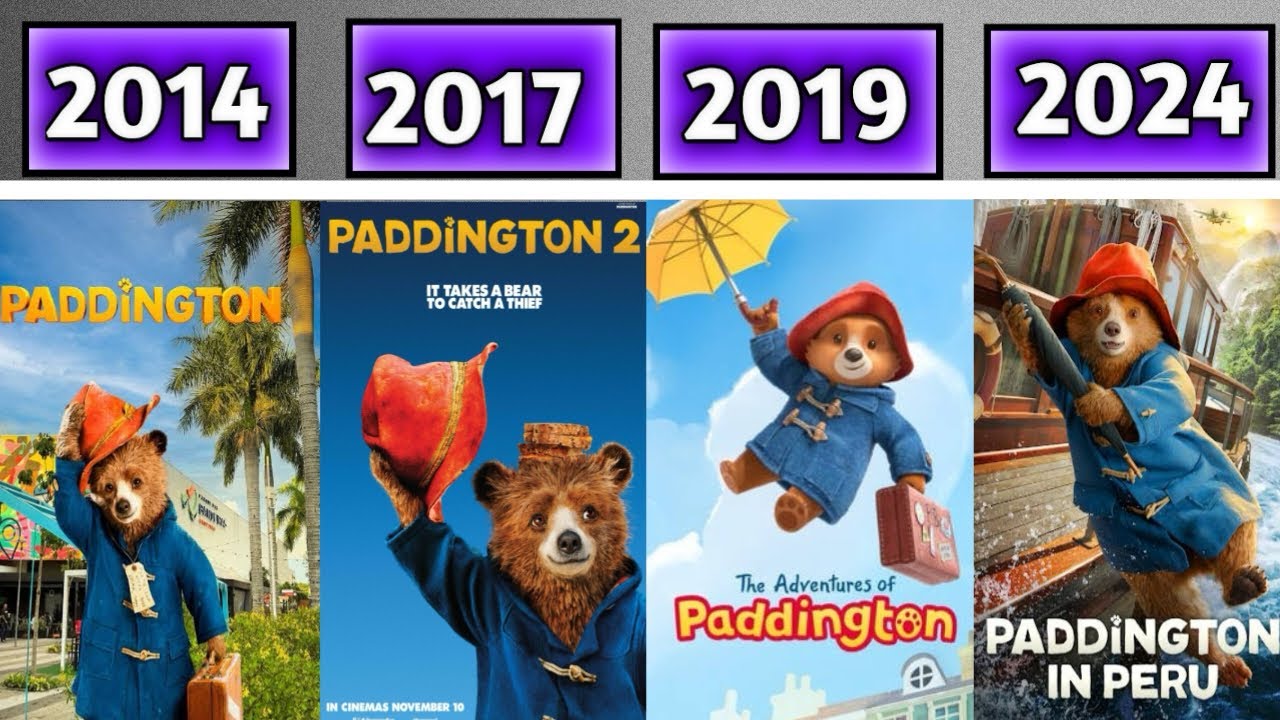 All Paddington Films And TV Series (1976-2024)