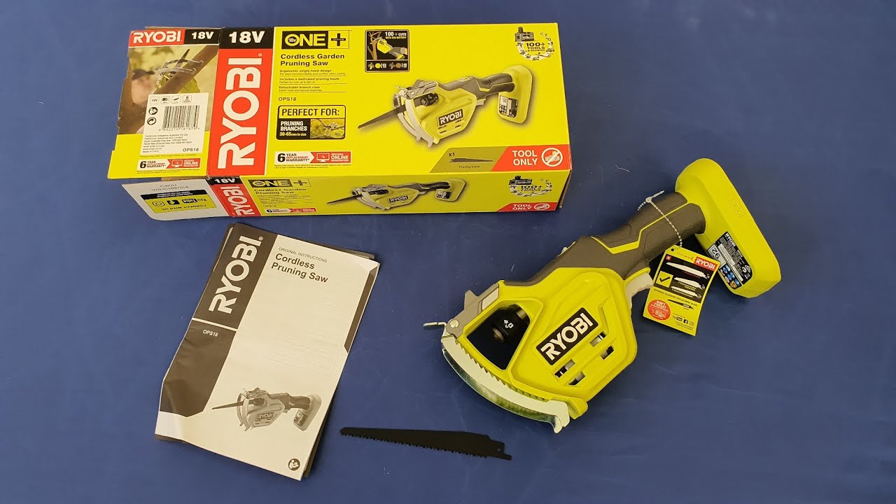 Ryobi | Cordless Garden Pruning Saw | OPS18 | Unboxing | Review